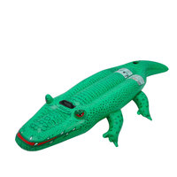Bouée gonflable Crocodile pour la piscine et la plage – 203x114cm – Emballage haut de gamme – Idéale pour les fêtes aquatiques et les adultes