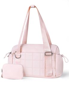Sac de sport matelassé pour femme avec plusieurs poches, résistant à l'eau, léger, idéal pour les voyages et les trajets quotidiens - Product Image 1