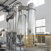Sécheur rotatif à haute efficacité en acier inoxydable avec moteur de four à air chaud pour machine de traitement de séchage de poudres industrielles