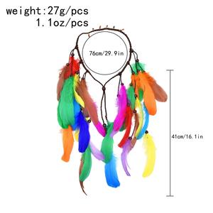 Bandeau en plumes bohème, <span class=keywords><strong>coiffe</strong></span> hippie, costume de bohème, <span class=keywords><strong>coiffe</strong></span> <span class=keywords><strong>indienne</strong></span>, accessoire de cheveux en plumes pour femmes - Product Image 5