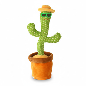 Cactus Dansant HLC pour Halloween et Noël, Jouet Interactif Parlant et Chantant avec Lumières LED, Enregistreur Vocal et Chansons Anglaises - Product Image 5