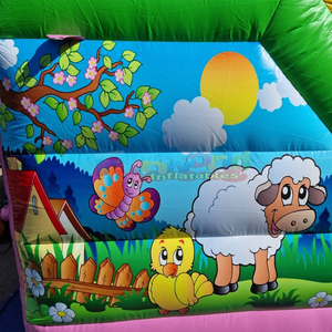 Castillo inflable comercial con tobogán y diseño de abejas, pripuciamas batutas, brincolín infantil para exteriores - Product Image 6