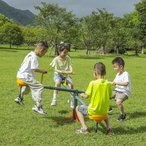 Balancín al aire libre para niños, balancín personalizado para cuatro personas - Product Image 4