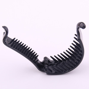 BELLE WORLD Nuovo Modello Fermaglio per <span class=keywords><strong>Capelli</strong></span> a Banana in ABS, Fermaglio per Coda di Cavallo, Pinza per <span class=keywords><strong>Capelli</strong></span> - Design Casual per Viaggi e Commemorazioni - Product Image 2