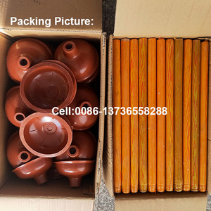 <span class=keywords><strong>Desatascador</strong></span> de <span class=keywords><strong>Inodoro</strong></span> HQ2212-B con Palo de Madera y Ventosa de Goma Natural - Product Image 6