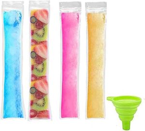 Wholesale Custom BPA Free Eco-Friendly Waterproof Transparent Frozen Ice Cream Packaging <b>Zip</b> <b>Lock</b> Plastic Ice for Popsicle Food - Product Image 1