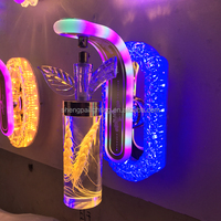 Applique murale en cristal LED moderne de luxe pour salon, chambre à coucher et couloir, décoration intérieure, accent doré, hôtels, escalier
