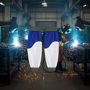 Manchons de protection en peau de mouton et coton, 18 pouces, résistants aux flammes, pour la protection des bras lors du soudage, sans trou pour le pouce - Product Image 2