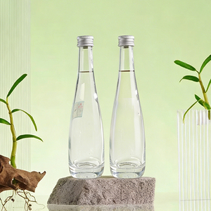 Botella <span class=keywords><strong>de</strong></span> Vidrio Vacía <span class=keywords><strong>de</strong></span> 330 ml <span class=keywords><strong>de</strong></span> Diseño Personalizado Premium para Licor, Agua Mineral Purificada, Jugo, Agua con Tapa - Product Image 3