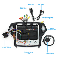 Autoradio 9 ''Multimédia Android Carplay Stéréo Écran Tactile Autoradio pour Ford Mondeo Galaxy Style de Voiture Original 2007 ~ 2010