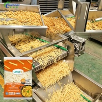 Shepody Volledig Automatische 100-3000kg/u Industriële Productielijn voor Diepvriesfrieten, Machine voor het Maken van Verse Aardappelchips, Te Koop