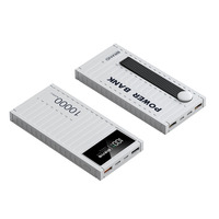 Nouveau design 20000mAh écran numérique Portable Power Bank charge rapide chargeur de téléphone portable haute capacité avec affichage prêt à être expédié