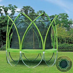 Trampolín de gran tamaño para adultos al aire libre, Cama grande redonda para saltar, ejercicio físico, con red de seguridad - Product Image 2