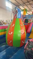 Château gonflable pour enfants - Matériel PVC écologique - Utilisation commerciale - Multi-usages - Extérieur/intérieur - Économique