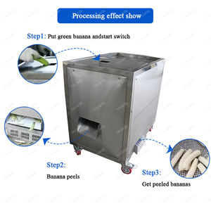 Machine à peler les <span class=keywords><strong>bananes</strong></span> <span class=keywords><strong>Cavendish</strong></span> vertes d'Inde, éplucheur de peau brute, éplucheur de plantains, à vendre - Product Image 2