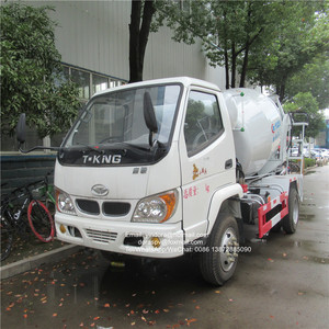 Nouveau petit 2m3 3 mètres cubes 3 tonnes Mini tout nouveau camion malaxeur à béton 4x2 à chargement automatique - Product Image 2