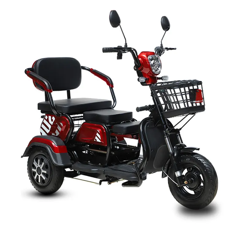 Hot Sale Cargo E Bike Volwassenen Elektrische Fiets Gemotoriseerde Driewielers