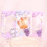 Pochette personnalisée pour badges en fer blanc avec logo, étui de protection, sac de rangement pour badges, pochette porte-badges style japonais, sac Ita