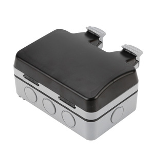 Caja de Conexión Impermeable JY Tipo 146 con 2 Tomas de Corriente IP54 ABS para Uso en Exteriores - Product Image 4