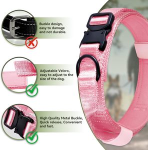 New Design Soft Neoprene Padded Metal Buckle Personalized Collar Tactical <b>Dog</b> Collar for <b>Dogs</b> Training - Product Image 6