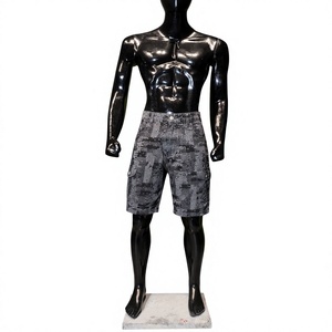 Pantalones Cortos de Mezclilla para Hombre, Estilo Camuflaje, Lavados, Tipo Cargo, Casuales, para Verano, Ropa Urbana - Product Image 1