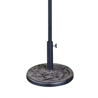 Parasol de terrasse 2,7 mètres en aluminium avec lumières LED solaires - Offre spéciale