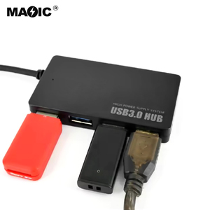 Cao Chất Lượng Cao Hệ Thống Cung Cấp Điện 4 <span class=keywords><strong>Port</strong></span> <span class=keywords><strong>USB</strong></span> 3.0 HUB Đối Với Máy Tính Mac Máy Tính Xách Tay Máy Tính Xách Tay Máy Tính Để Bàn - Product Image 6