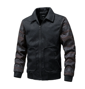 Veste pour homme à manches longues de style ethnique décontracté, nouvelle tendance, veste ajustée pour homme - Product Image 4