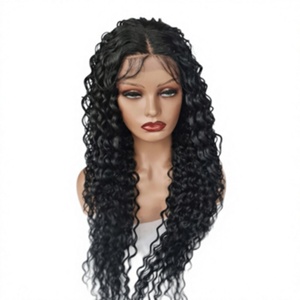 วิกผมแท้คุณภาพสูง แบบลอนลึก HD Invisible Lace Frontal  พร้อมผมธรรมชาติที่ถอนเส้นผมมาแล้ว เส้นผมเวอร์จิ้น - Product Image 1
