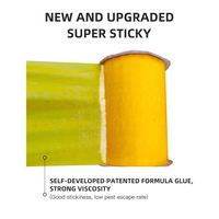 Bandes adhésives double face pour insectes volants, pièges à insectes rampants, rouleaux adhésifs jaunes pour serre, jardin, ferme, etc.