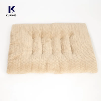 Vente en gros de nouveaux tapis pour animaux de compagnie en fausse fourrure de lapin, doux, minimalistes, lavables en machine, pour un confort optimal pour les chiens