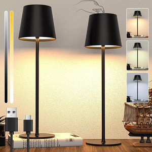 Arti Portatile Ricaricabile a LED Ricaricabile a Tre Modalità per la Decorazione del Ristorante Hotel Luce di Notte - Product Image 3