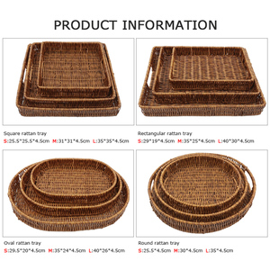 Panier de rangement pour fruits en rotin artisanal naturel pour restaurant ou maison ou cuisine, panier de service pour la décoration de la maison - Product Image 6