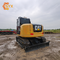 Точный гидравлический контроль, ковш 0,31 м, 8-тонный экскаватор CAT 308E б/у для сельского водного хозяйства