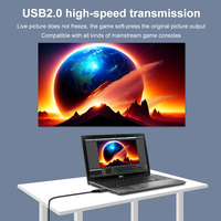 Carte de capture vidéo USB 2.0 HD 1080p pour diffusion en direct, caméra d'ordinateur portable pour le gaming et prise en charge OBS Android (vente en gros)