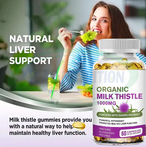 Extrait de chardon-Marie OEM ASAP, silymarine, détoxification du foie, nettoyage, complément alimentaire pour adultes, qualité alimentaire naturelle, 60 capsules molles - Product Image 4