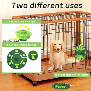 <span class=keywords><strong>KIMU</strong></span> KINYU 2024 Nuevo Diseño Ecológico Verde S-2XL Clásico Tapete Interactivo para Perros con Juego de Rompecabezas y Alimentador Lento con Sonido Giratorio - Product Image 5