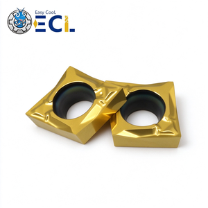 Insertos Cuadrados de Torneado CNMG con Recubrimiento de Estaño Easy Cool, Herramienta de Corte de Carburo para Tornos CNC con Chipbreaker CVD - Product Image 4
