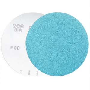 Disques de ponçage Velcro robustes P80 150 mm pour le polissage du bois et du métal - Product Image 2