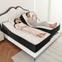 Lit Queen Zero Gravity avec Tête de Lit Télécommandé Split king Lit Intelligent Réglable King Size avec Matelas