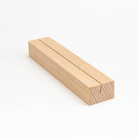 Ensemble de supports en bois pour cartes, photos et menus, pour décoration de table de mariage et présentoir de comptoir domestique, finition grain de bois