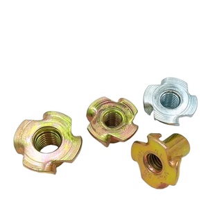 Inserción <span class=keywords><strong>de</strong></span> rosca M8x11 T, <span class=keywords><strong>tuerca</strong></span> en T con 4 clavijas, inserción roscada <span class=keywords><strong>para</strong></span> <span class=keywords><strong>madera</strong></span> o plástico - Product Image 4
