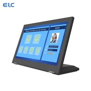 Hot selling L type 13.3 inch touch screen Customer Feedback Restaurant ordering POE RJ45 NFC Camera desktop All in one pc