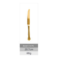 Ensemble de couverts modernes pour restaurant, couteau à steak, cuillère, fourchette, en acier inoxydable, argenté, pour mariage, en or et argent