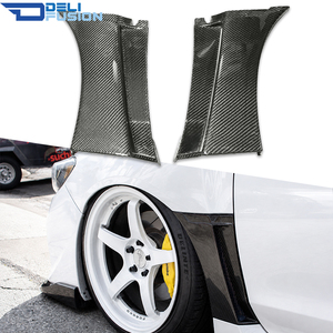 Pour Subaru Impreza WRX STI S4 VAB VAF 2015-2021, garniture de conduit d'aile avant en fibre de carbone, garniture de ventilation latérale, style OEM - Product Image 1