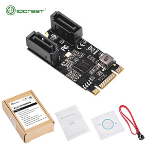 IOCREST <span class=keywords><strong>2</strong></span> порта SATA III 6 Гбит/с <span class=keywords><strong>M</strong></span>.<span class=keywords><strong>2</strong></span> 22x42 м ключ и B Ключ контроллер карты SATA 6 г Внутренний - Product Image 6