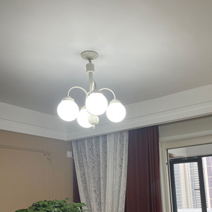 Modern Minimalist Nordic Ins Bedroom Pendant <b>Light</b> Cream-Colored for Living Room Warm French Retro Style for <b>Dining</b> Master - Product Image 2