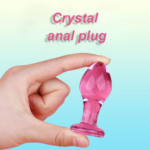 3PCSセットクリスタルメンズアスマスターベーターバットプラグ大人のおもちゃガラスアナルプラグ大人のおもちゃ男性用 - Product Image 5