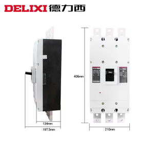 Interruptor Automático de Caja Moldeada Delixi CDM1, 380V, Trifásico, Trifilar, Capacidad de 1250A/1000A - Product Image 3