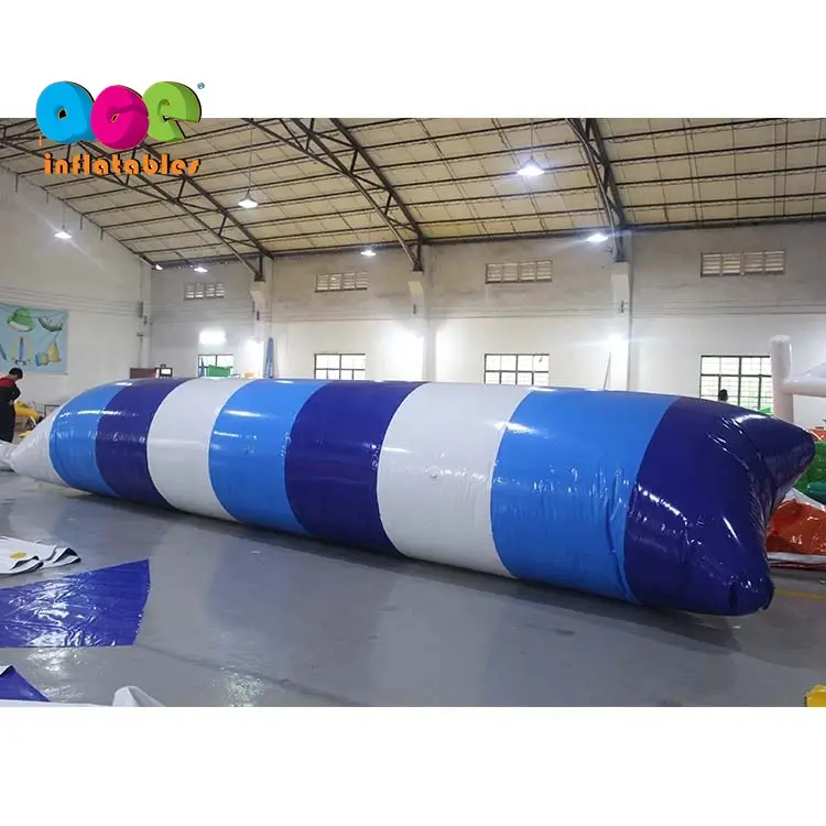 Oreiller de saut gonflable flottant en PVC, catapulte à eau, pour jeux de sport sur lac, livraison gratuite